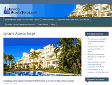 Tablet Screenshot of ignacioacostasorge.com